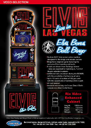 Elvis - Las Vegas Touch-Screen Video Game